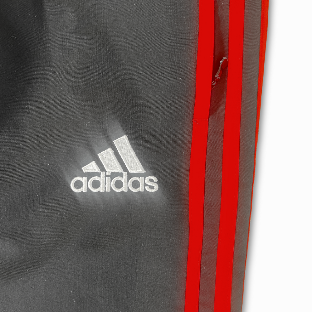 Adidas Sportswear Black Pants with Red Stripes