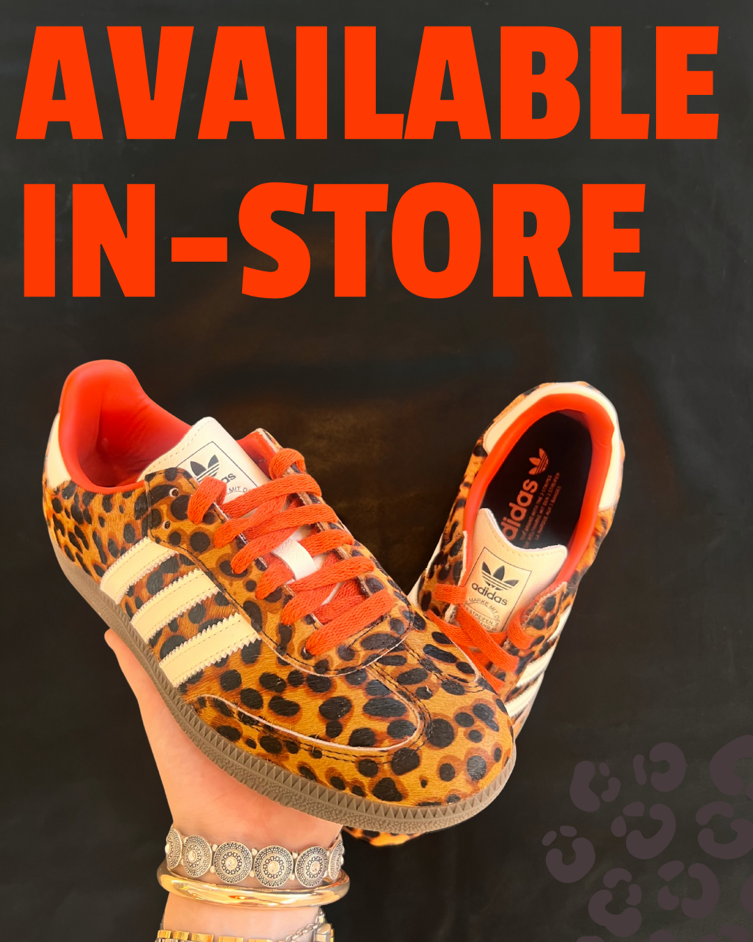 adidas Samba OG Preloved Red Leopard (Women's)