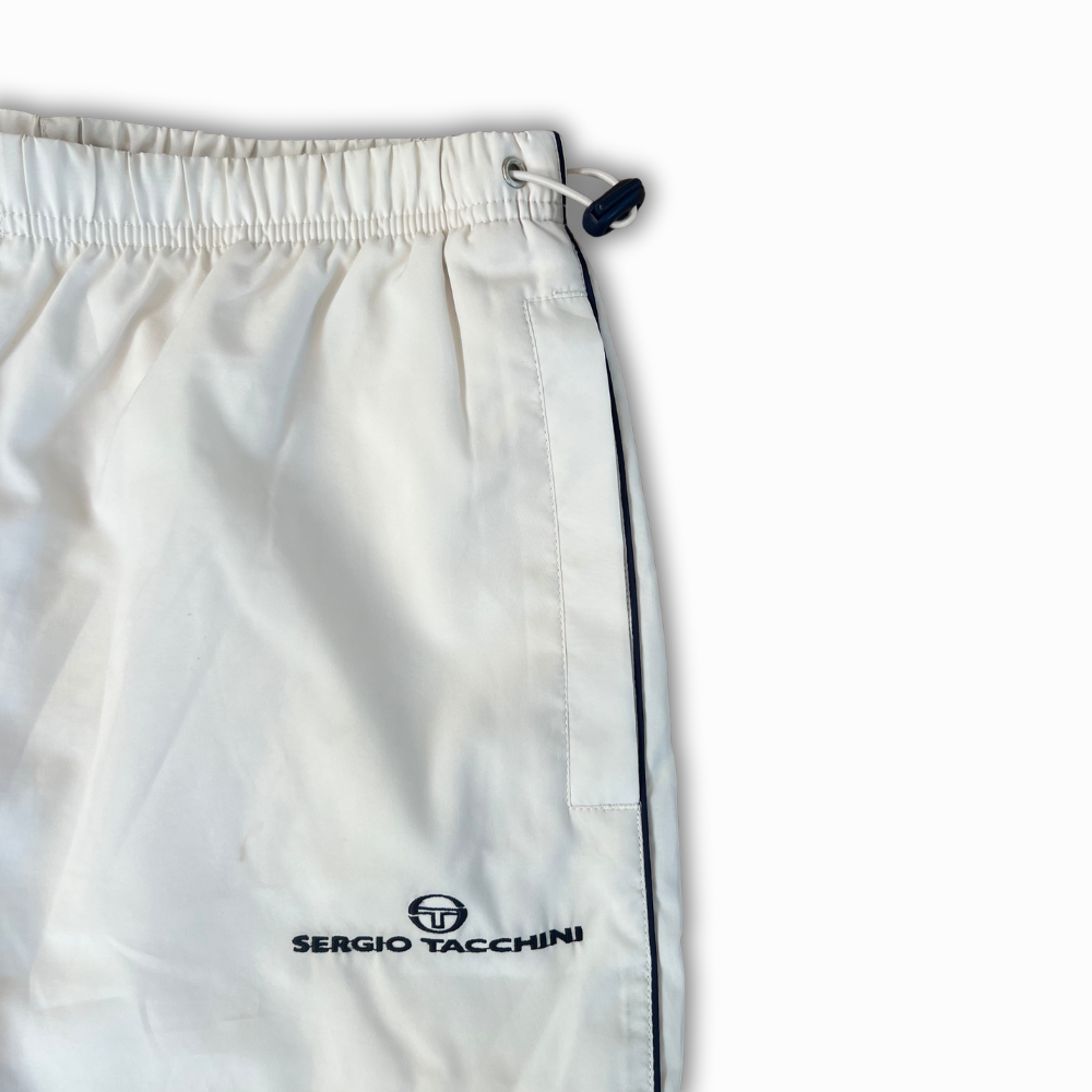 Sergio Tacchini Trousers White with Logo