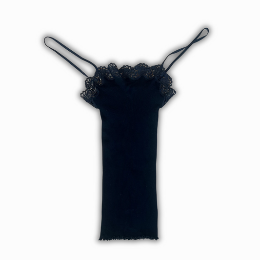 Oscalito Top with Lace Detailing