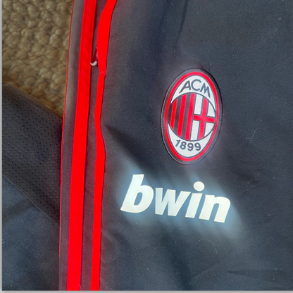 Adidas Sportswear Black Pants with Red Stripes