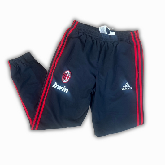 Adidas Sportswear Black Pants with Red Stripes